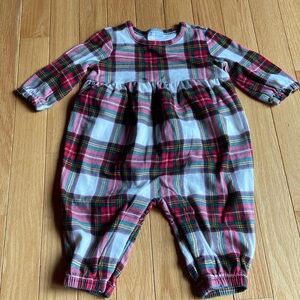 Hanna Andersson plaid one-piece